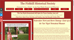 Desktop Screenshot of fishkillhistoricalsociety.org
