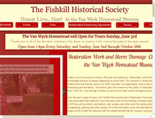 Tablet Screenshot of fishkillhistoricalsociety.org